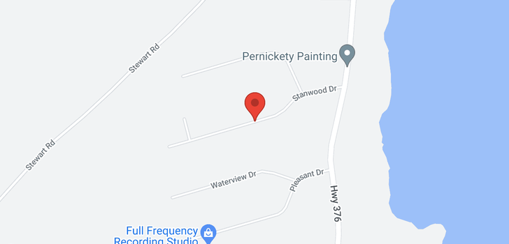 map of - Stanwood Drive